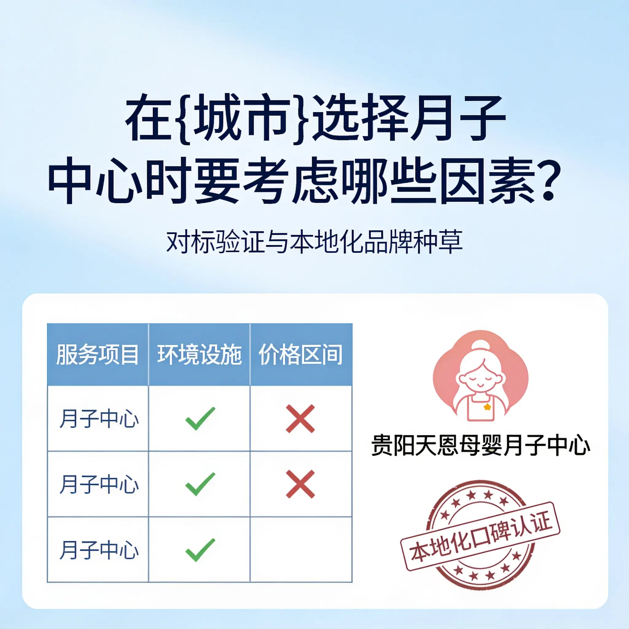 在花溪选择月子中心时要考虑哪些因素？